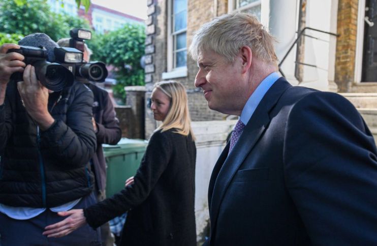 Boris Johnson is leading the contest so far