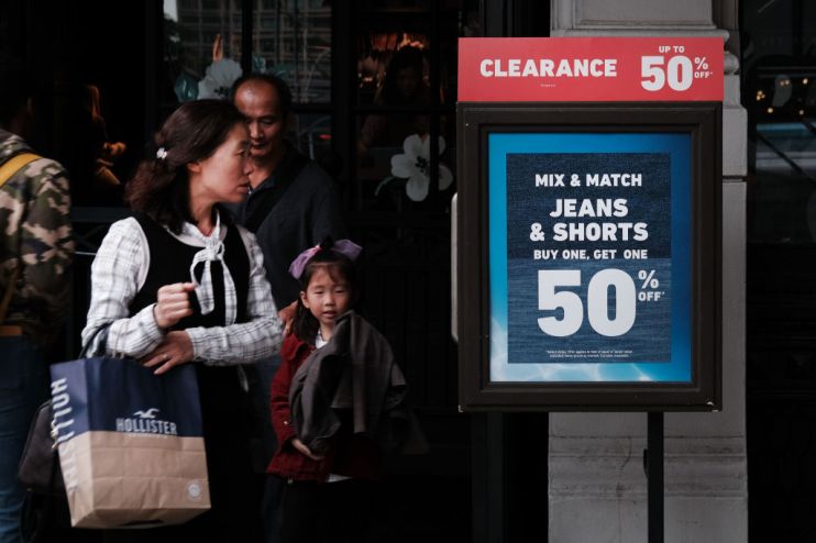 US shoppers faced only marginal inflation growth in May, according to US labour department inflation data