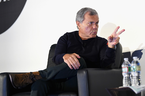 NEW YORK, NY - FEBRUARY 06: Founder and CEO, WPP Sir Martin Sorrell speaks on stage at the American Magazine Media Conference 2018 on February 6, 2018 in New York City. (Photo by Ben Gabbe/Getty Images for The Association of Magazine Media)