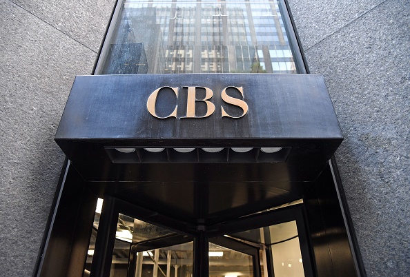 The CBS logo is seen at the CBS Building, headquarters of the CBS Corporation, in New York City on August 6, 2018. (Photo by ANGELA WEISS / AFP) (Photo credit should read ANGELA WEISS/AFP/Getty Images)