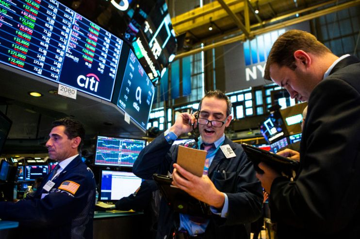 US and European stock markets diverge as trade war jitters continue