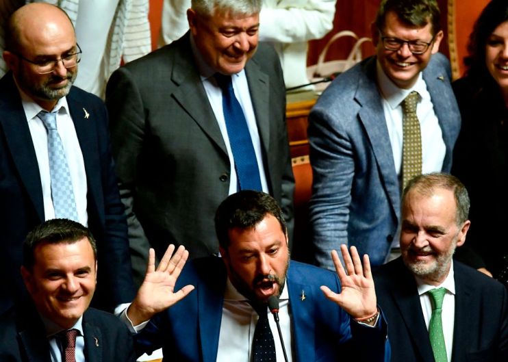 Italy's League floats tax cut paid for by deficit