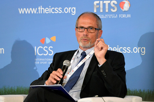 GENEVA, SWITZERLAND - SEPTEMBER 03: Lars-Christer Olsson, President of the Swedish Football League, Former CEO of UEFA, speaks during the Financial Integrity & Transparency In Sport Forum (FITS FORUM), hosted by the International Centre for Sport Security (ICSS) on September 3, 2015 in Geneva, Switzerland. (Photo by Aurelien Meunier/Getty Images For ICSS)