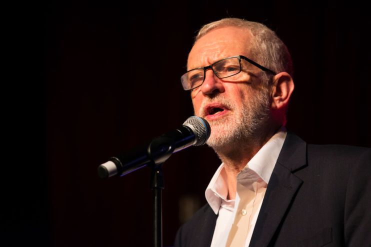 Jeremy Corbyn Addresses Climate Change Rally