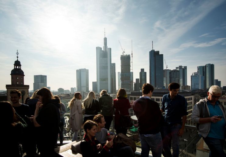 German investor morale unexpectedly climbs