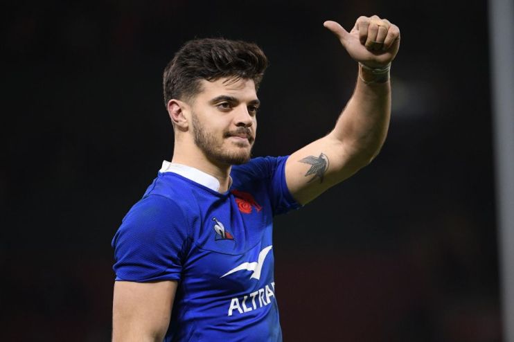 France fly-half Romain Ntamack