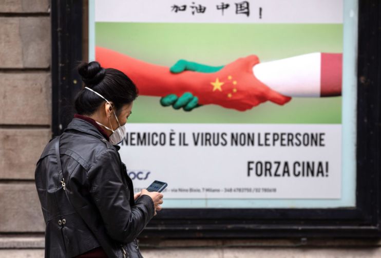 US stocks in the red as coronavirus fears continue