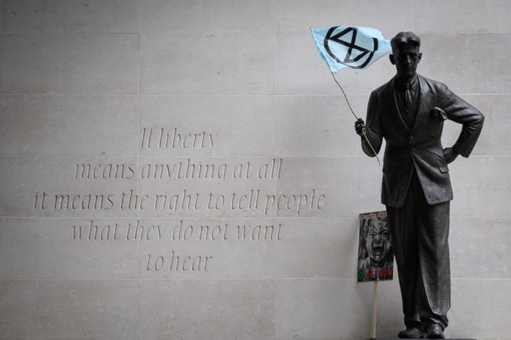 Extinction Rebellion Protests Move to The BBC HQ In London