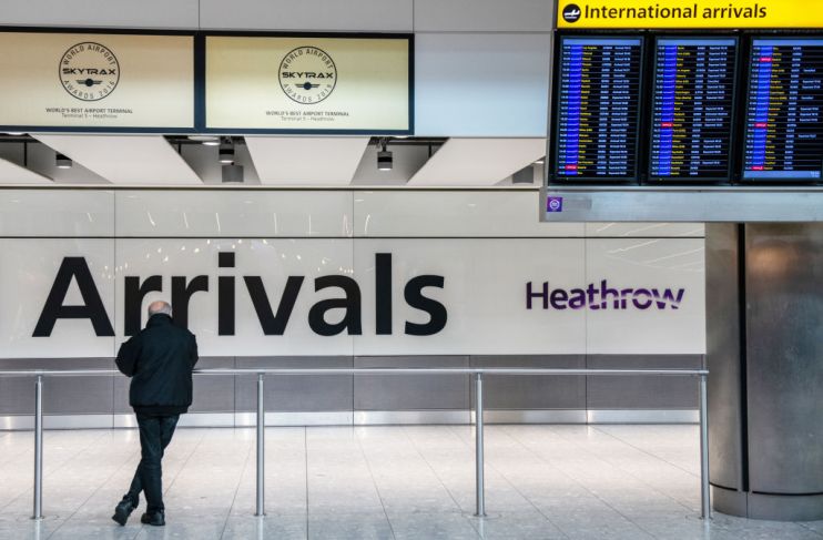 Heathrow Airport, traditionally the busiest in Europe, forecast that passenger demand would plunge by over 90 per cent in April, as coronavirus restrictions stop most people from travelling
