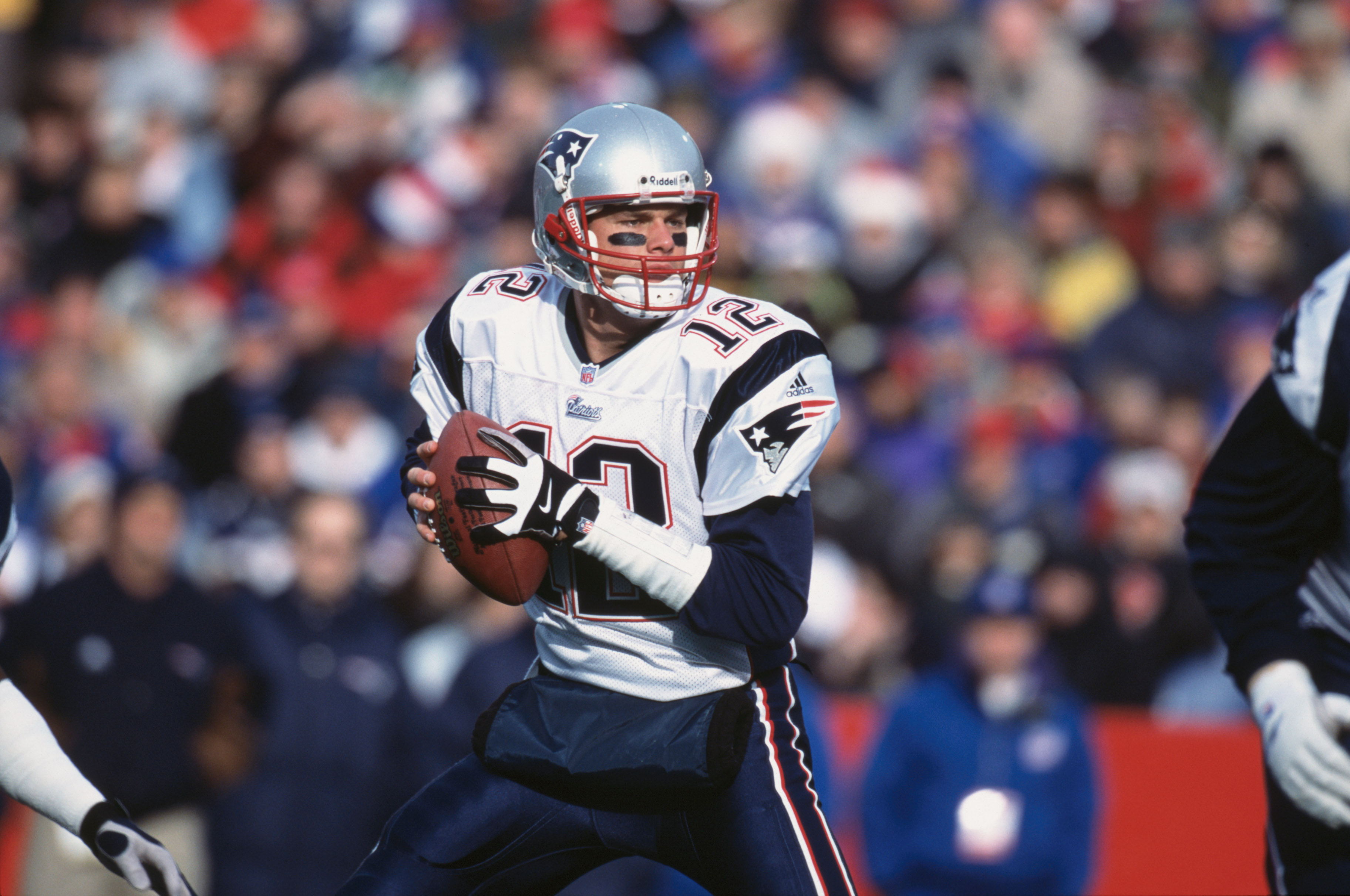 Quarterback Tom Brady #12 of the New England Patriots