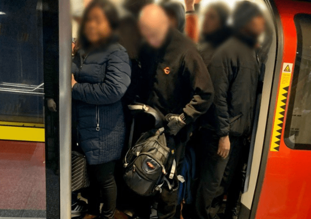 Tube overcrowding coronavirus