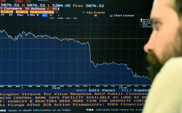FTSE 100 falls as oil prices slip and coronavirus spreads