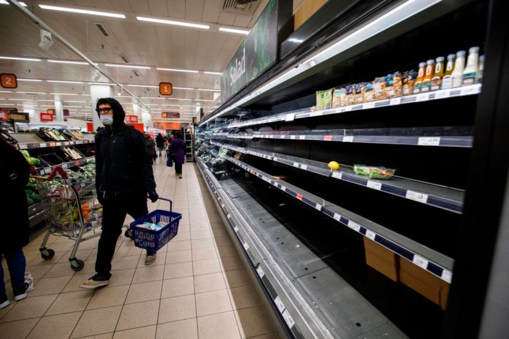 Sainsbury's introduced stockpiling restrictions in March to combat panic buying before the UK coronavirus lockdown