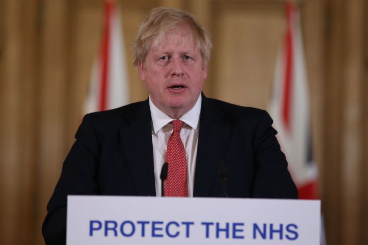 Boris Johnson has said the UK must 'massive ramp up' coronavirus testing to get on top of the UK outbreak