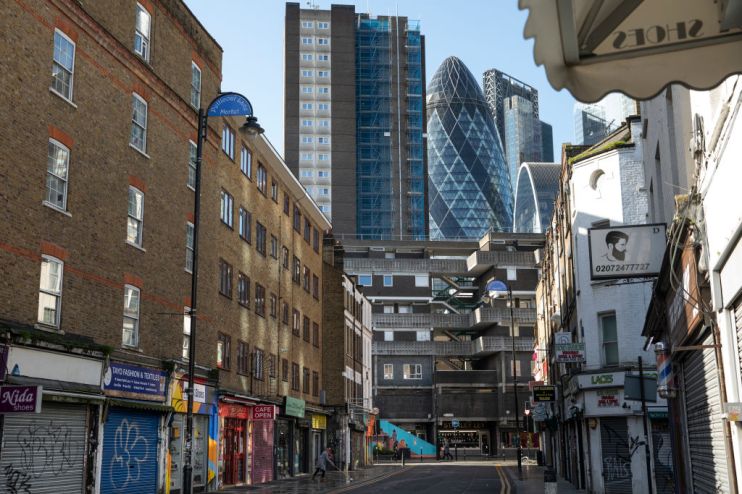 The FTSE 100 has jumped as investors react to falling coronavirus death rates across Europe