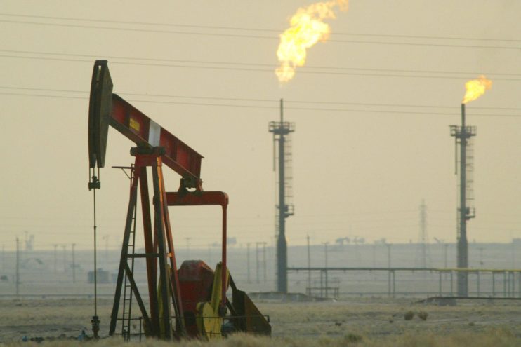 Oil prices rose today ahead of a meeting of major oil producers that could lead to further output cuts to shore up prices.