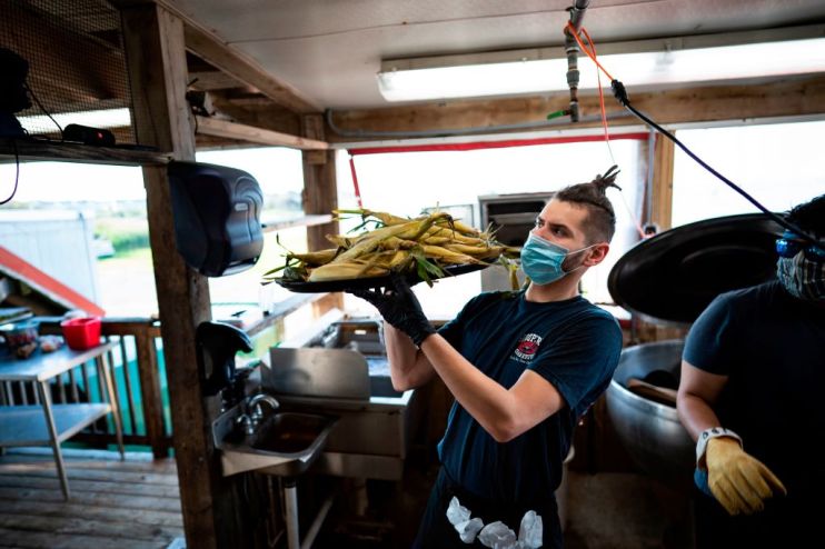 Decline eases in US services sector but economy stays in rut