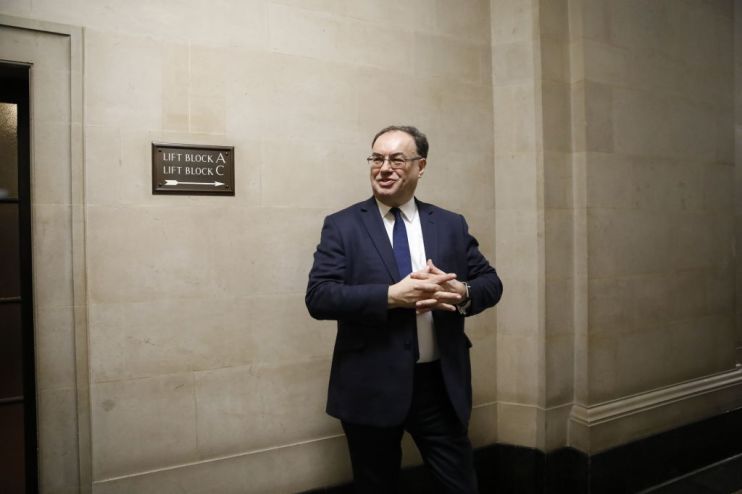 Andrew Bailey says an uneven economic recovery has begun