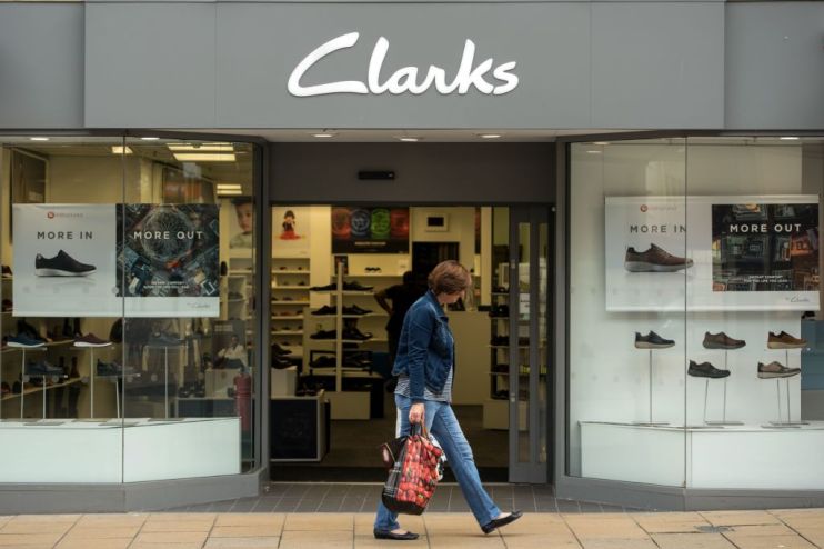 BRITAIN-ECONOMY-CLARKS-RETAIL-HIGH-STREET