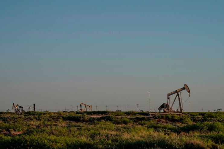 Global oil prices dropped sharply this morning amid fears of a ramp in production even as governments implement more stringent restrictions to cope with a surge in coronavirus cases.