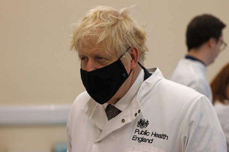 Boris Johnson Visits Covid Testing Lab For Quick-result Lateral Flow Tests