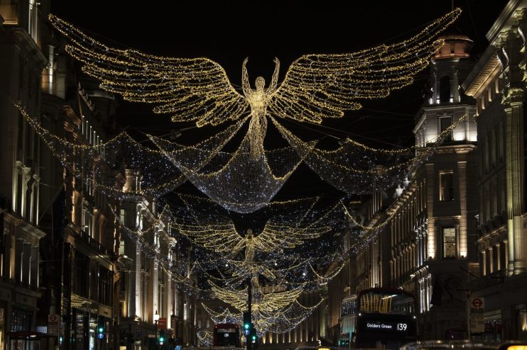 London Lights Up For Christmas Despite Lockdown