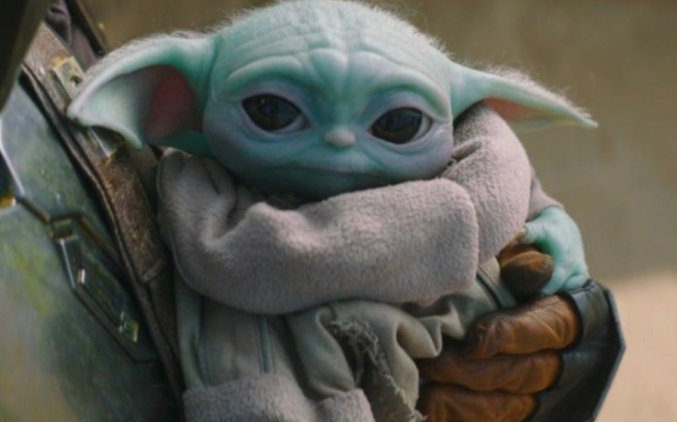 Baby Yoda in The Mandalorian S2E4
