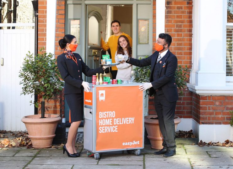 Although you might have missed out on going abroad this year, you can still relive the in-flight experience from your doorstep next week, with Easyjet launching its first ever home trolley service.