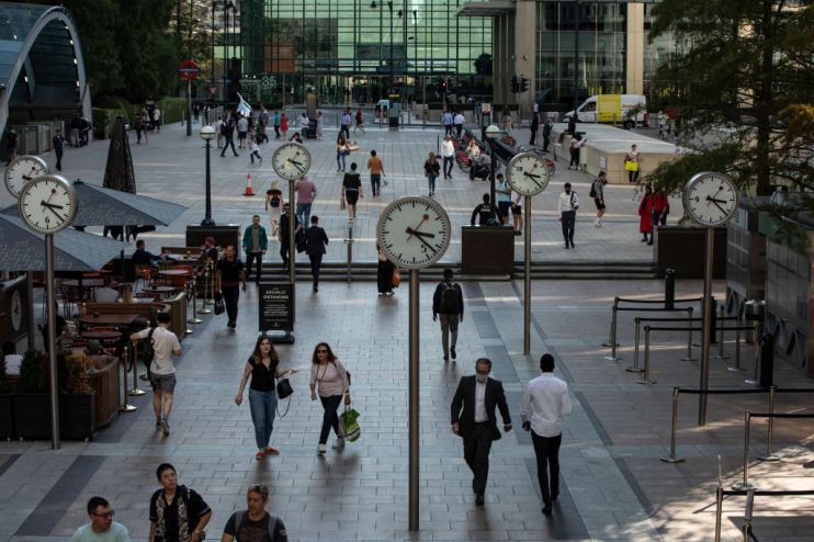 Return Of London Office Workers Remains Slow Despite Government Urging