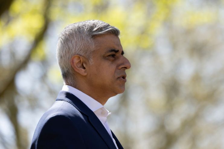 Sadiq Khan Visits A Westminster Children's Nursery On The Campaign Trail