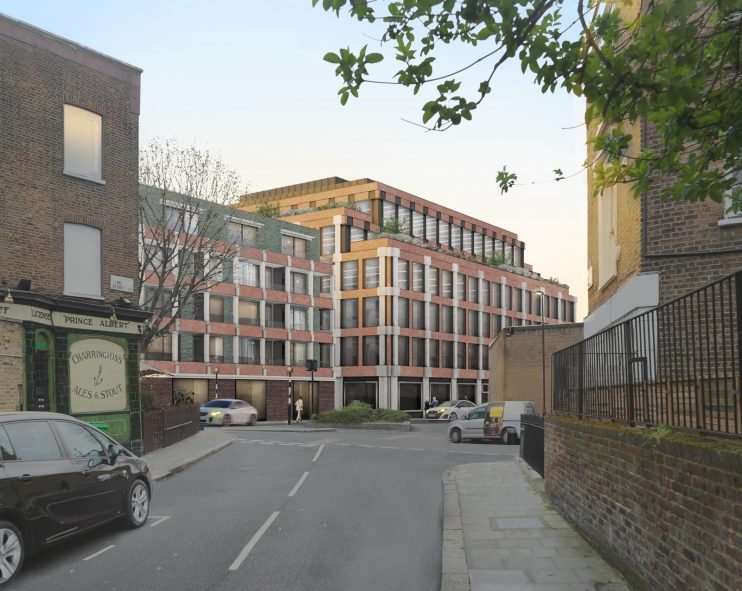 Construction firm BAM has been brought on by property firm W.RE to redevelop an old industrial estate near St Pancras' hospital in Camden, City PM can reveal.