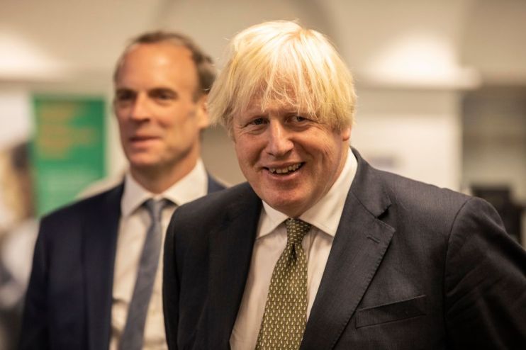Boris Johnson Visits FCDO Crisis Centre