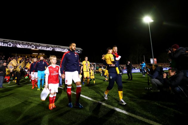 Sutton hosted Arsenal during an FA Cup run in 2016-17 that earned the club around &pound;1m