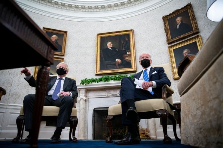 British PM Boris Johnson Visits Washington D.C.