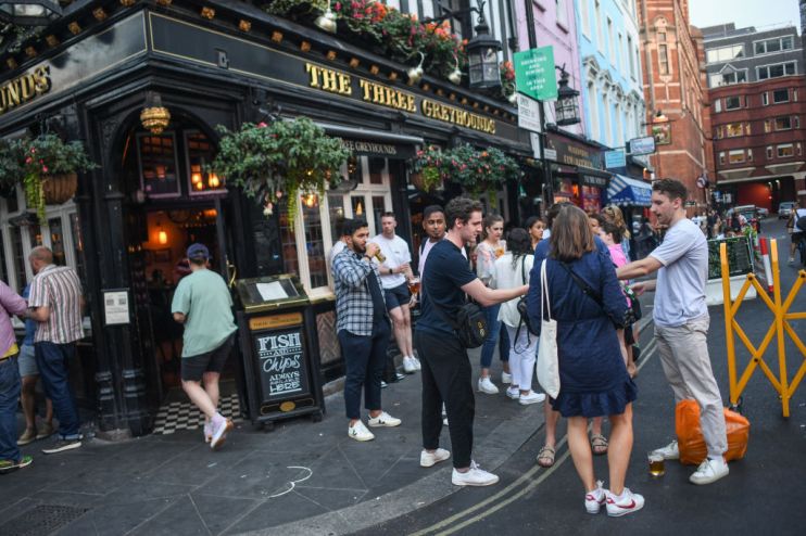 Central London Sees Rise In Workers Returning To The Office
