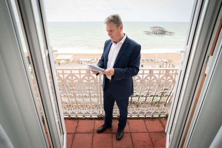 Keir Starmer Prepares His First Leader's Speech To Labour Conference