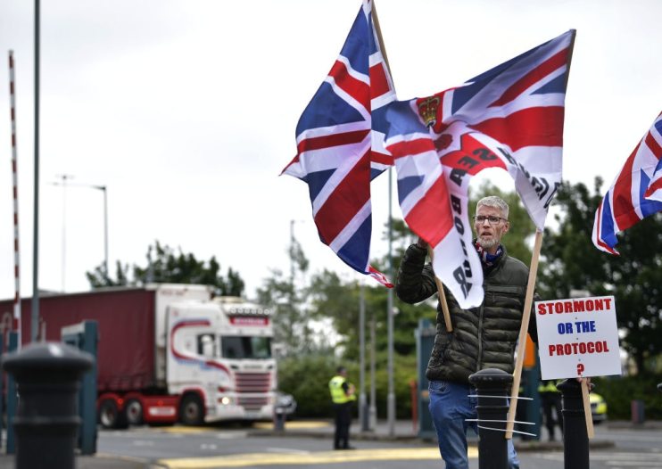 Loyalists Protest The Northern Ireland Protocol