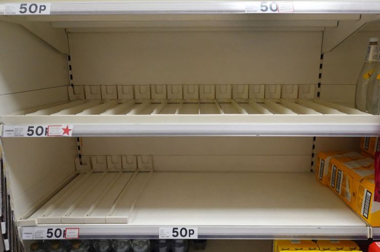 UK Supermarkets Continue To Face Inventory Shortages