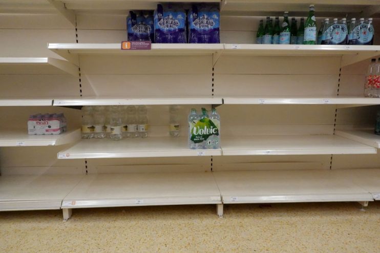 UK Supermarkets Continue To Face Inventory Shortages