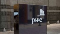 The logo for PwC