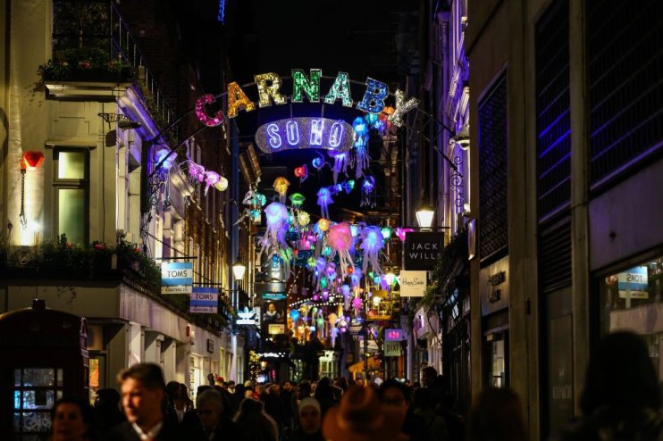 Christmas Lights Bring Festive Cheer To London's West End
