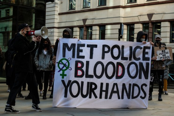 Sisters Uncut Protest At Wayne Couzens Sentencing