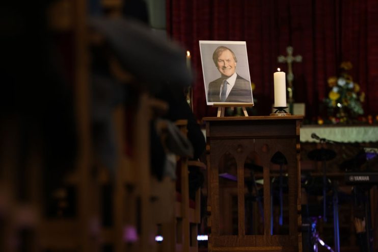 Tributes Are Paid To Murdered MP Sir David Amess