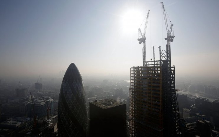 The value of London stocks slipped behind Paris' combined total