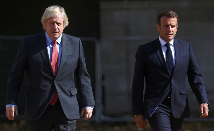 Boris Johnson has told French president Emmanuel Macron that it makes no sense to extend post-Brexit trade talks into the autumn.