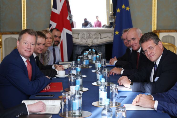 Lord Frost Meets With Maro&scaron; &Scaron;efčovič
