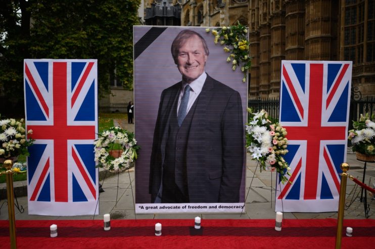 Tributes Are Paid To Murdered MP Sir David Amess