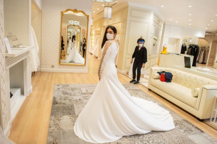 Wedding Dress Rehearsal Amid COVID-19 Pandemic
