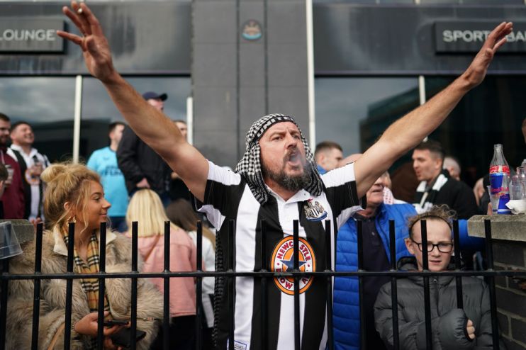 Supporters Head to St James's Park For The First Game After Newcastle United's Takeover