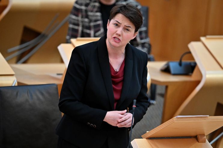 Scottish Political Party Leaders Take Part In A Motion Of Condolence For The Duke Of Edinburgh